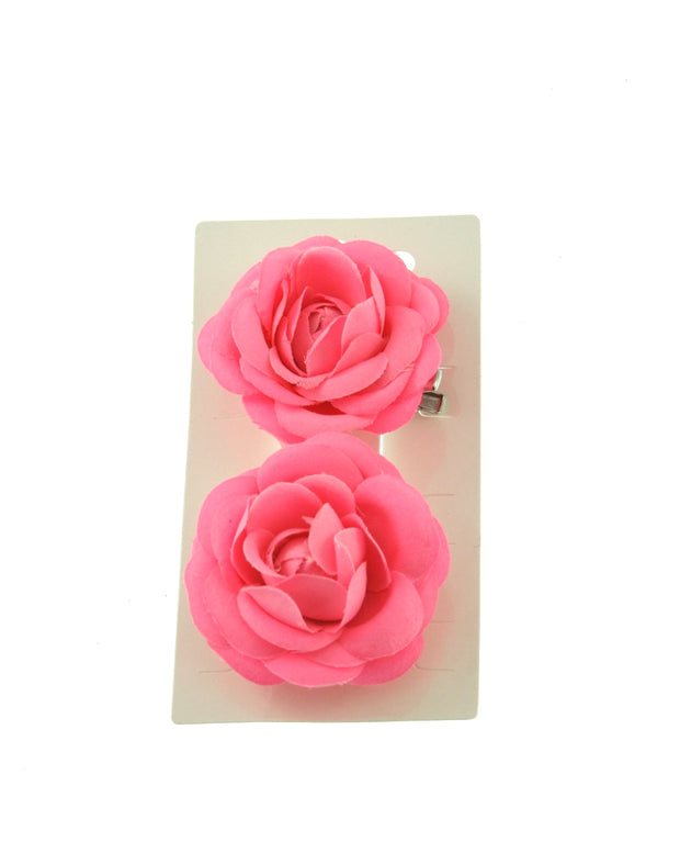 Pair of Rose Flowers on Concord Clip