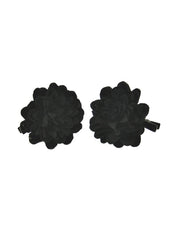 Pair of Flowers on Concord Clip approx 5cm Diameter