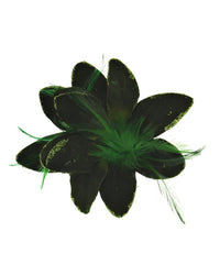 Glitter Lilly Flowers on Elastic Hair Bands