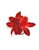 Glitter Lilly Flowers on Elastic Hair Bands