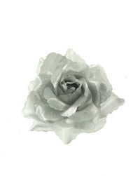 Rose Flower | 2-in-1 Versatile Hair Accessory Clip and Brooch Pin (Gold & Silver)