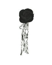 Roses with Lace on Brooch Pin