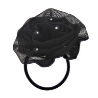Chiffon Flower Hair Elastic with Stones