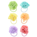 Chiffon Flower Hair Elastic with Stones
