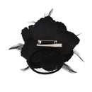 Glitter Rose with Feathers on Concord Clip