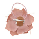 Glitter Rose with Feathers on Concord Clip