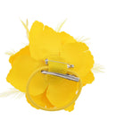 Glitter Rose with Feathers on Concord Clip