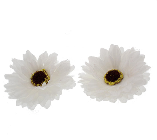 A Pair of Card Sunflower Hair Clips