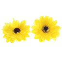 A Pair of Card Sunflower Hair Clips