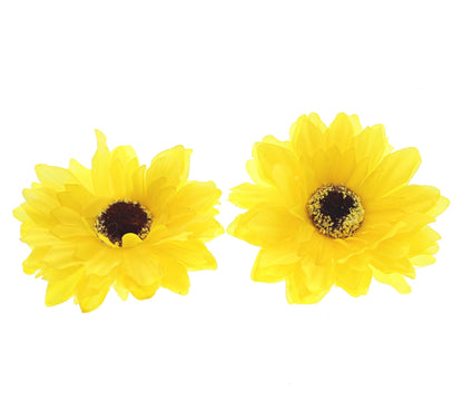 2 on a Card Sunflower Clips (Diameter - 8.5cm)