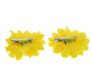 A Pair of Card Sunflower Hair Clips