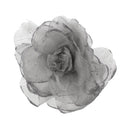 Mesh Glitter Rose | 3-in-1 Versatile Hair Clip, Brooch Pin & Elastic Headpiece