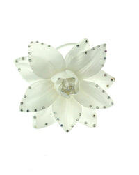 Jewelled Flowers Hair Elastic