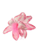 Lilies with Feathers & Sequins Hair Elastic
