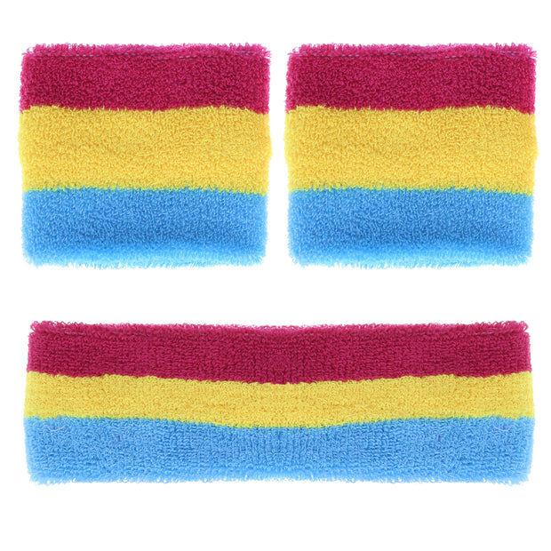 Pansexual Sweatband / Headband Sets