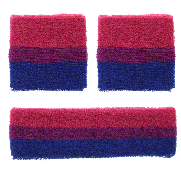 Bisexual Sweatband / Headband Sets