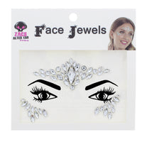Crystal Stone Face Gems / Jewels - Style B