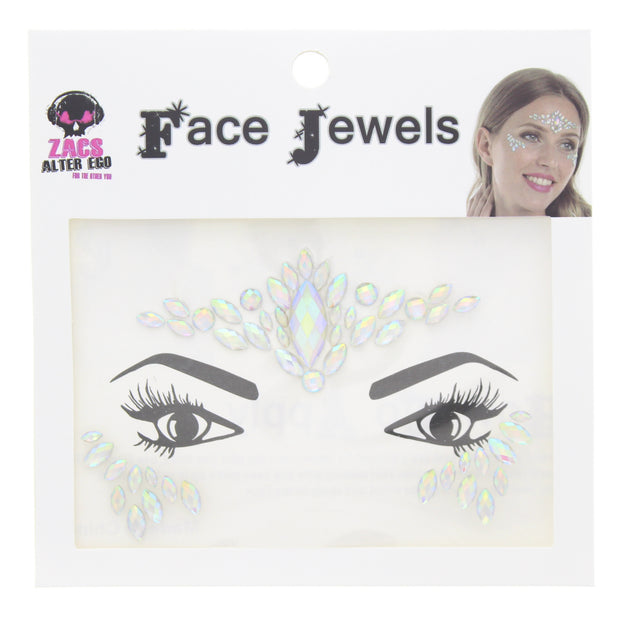 Glow in the Dark Crystal Stone Face Gems / Jewels