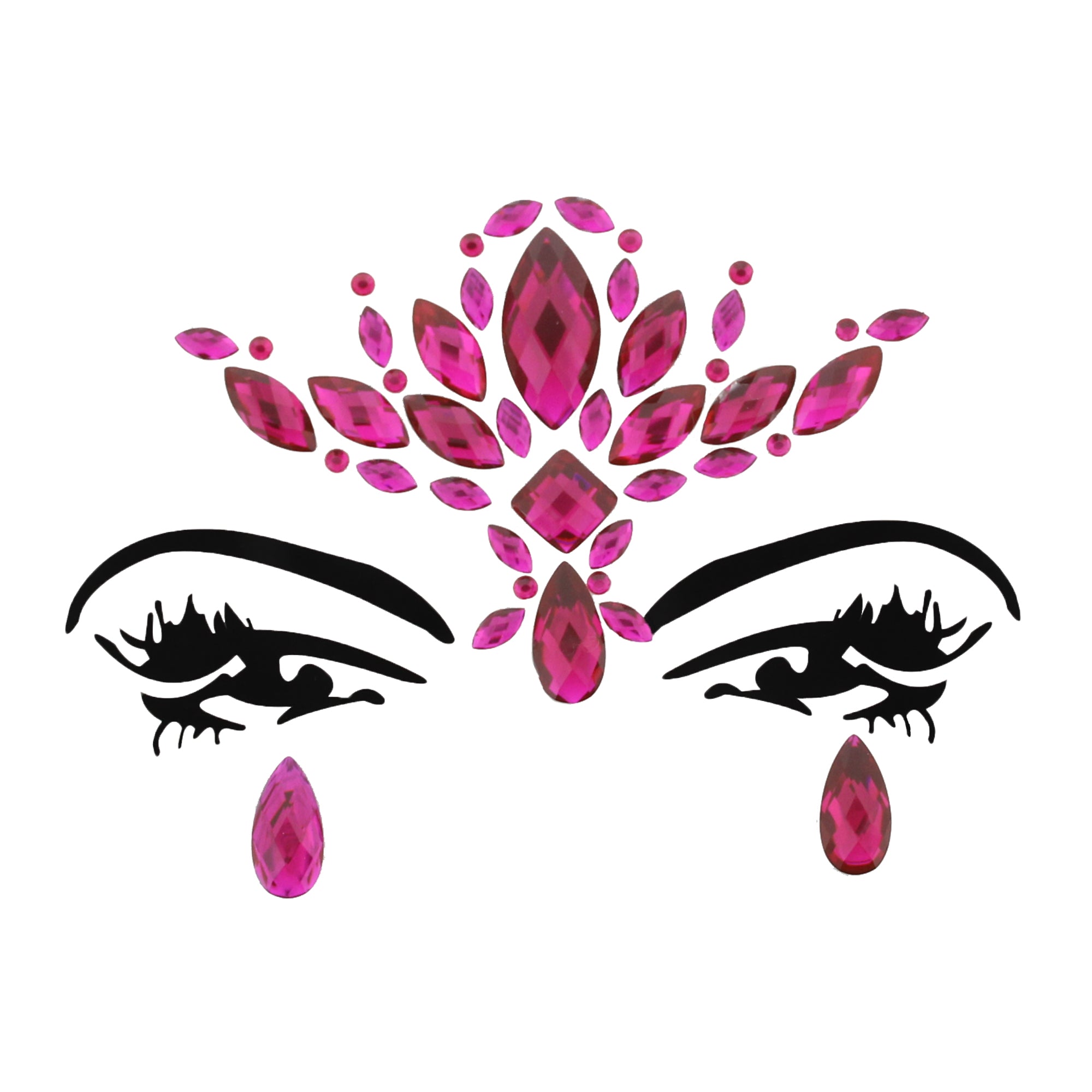 Crystal Stone Face Gems / Jewels - Style C