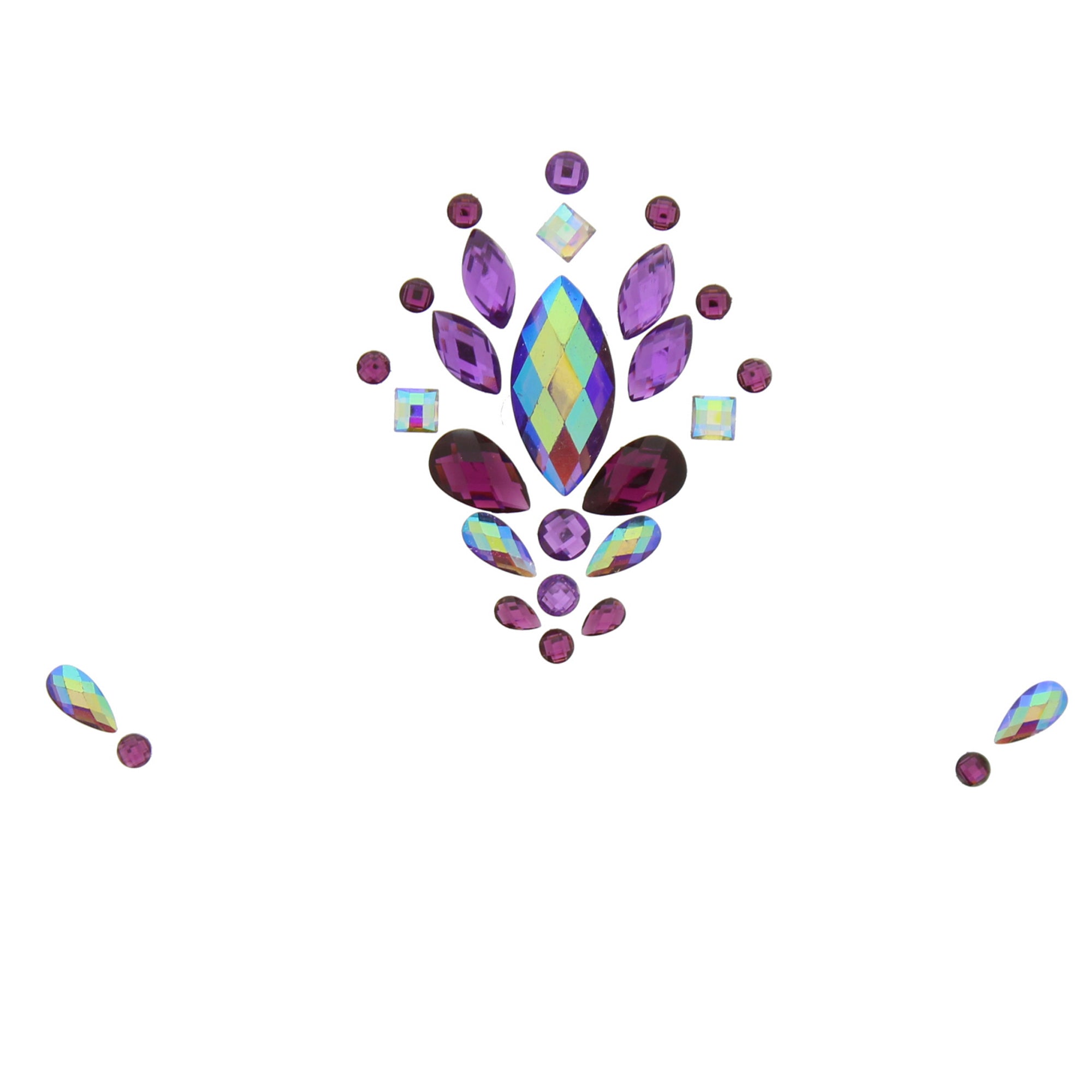Crystal Stone Face Gems / Jewels - Style D