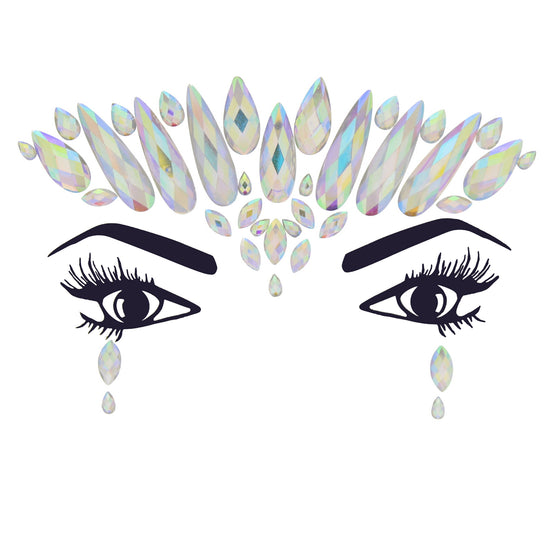 Crystal Stone Face Gems / Jewels - Style F