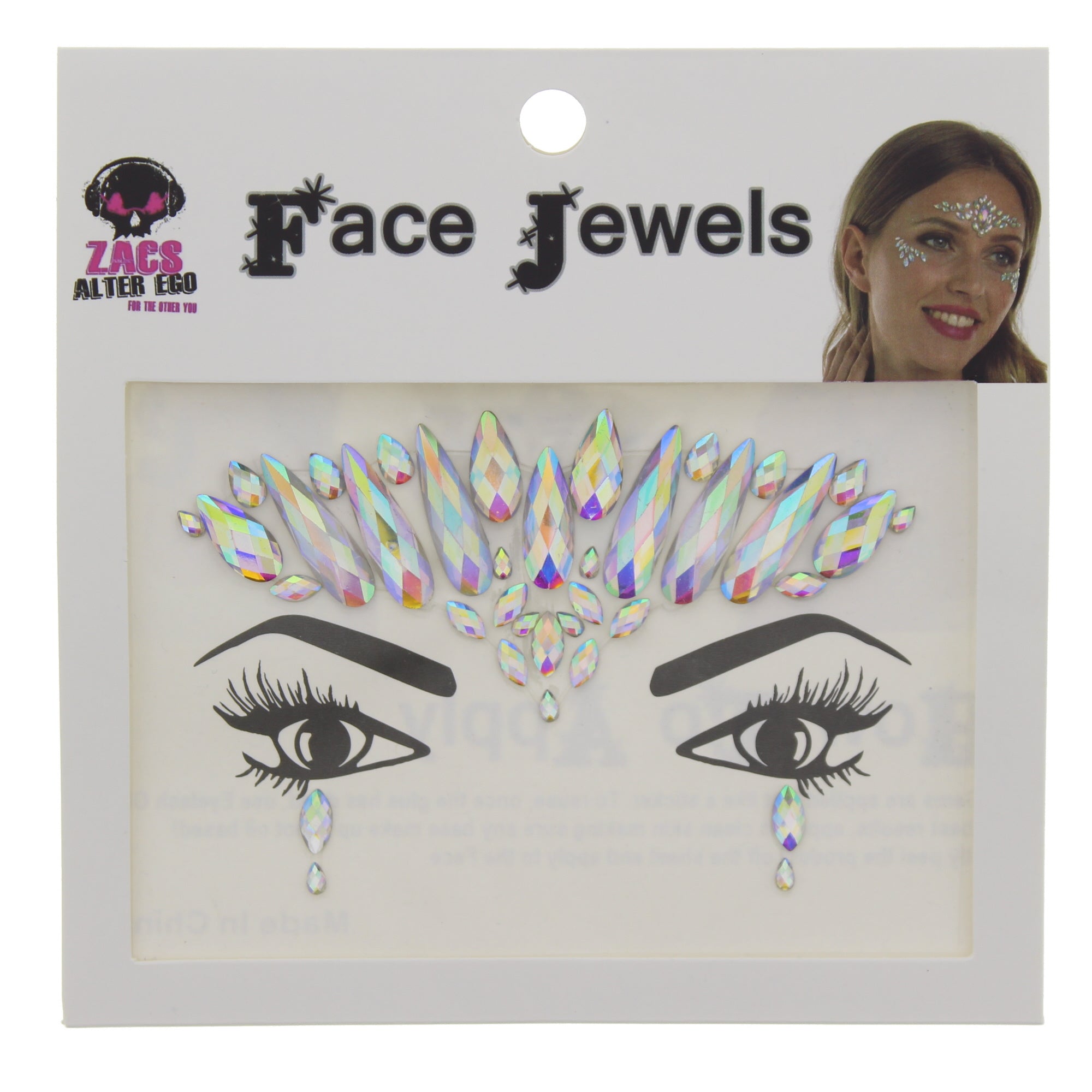 Crystal Stone Face Gems / Jewels - Style F