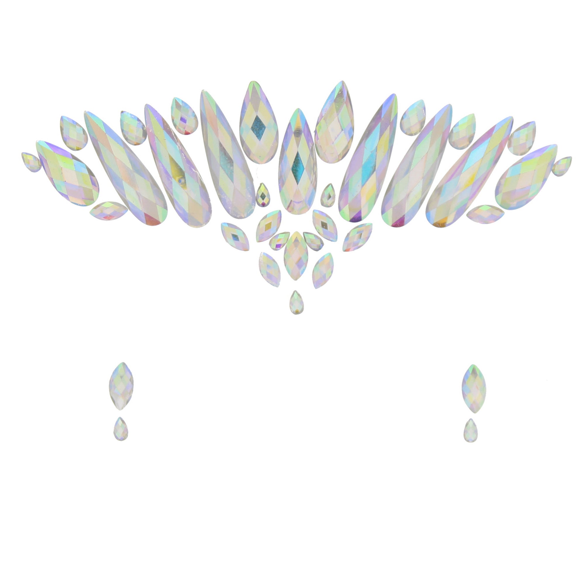 Crystal Stone Face Gems / Jewels - Style F