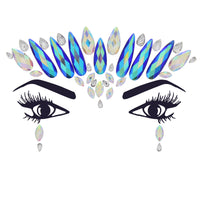 Crystal Stone Face Gems / Jewels - Style F