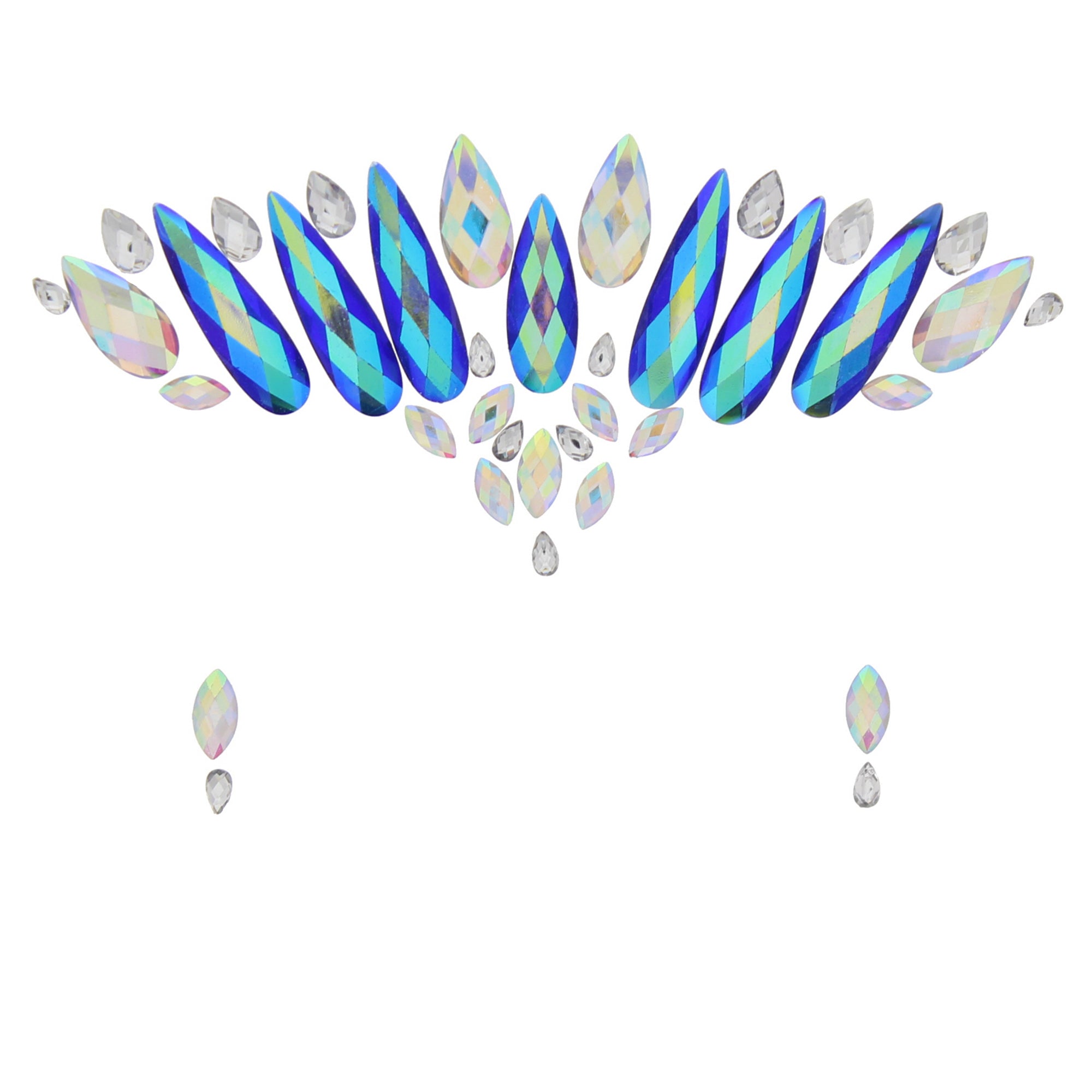 Crystal Stone Face Gems / Jewels - Style F