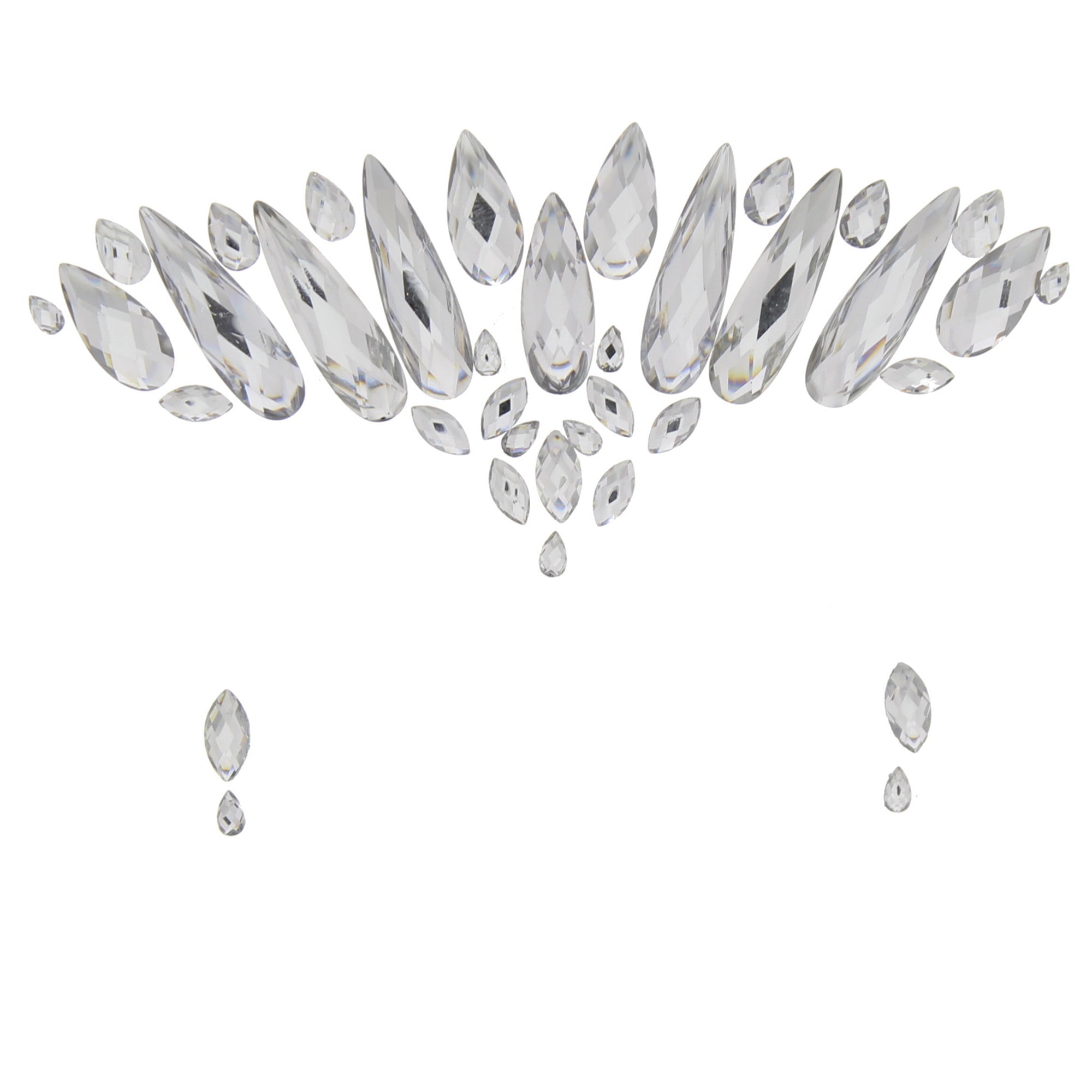 Crystal Stone Face Gems / Jewels - Style F