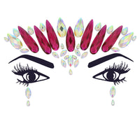 Crystal Stone Face Gems / Jewels - Style F