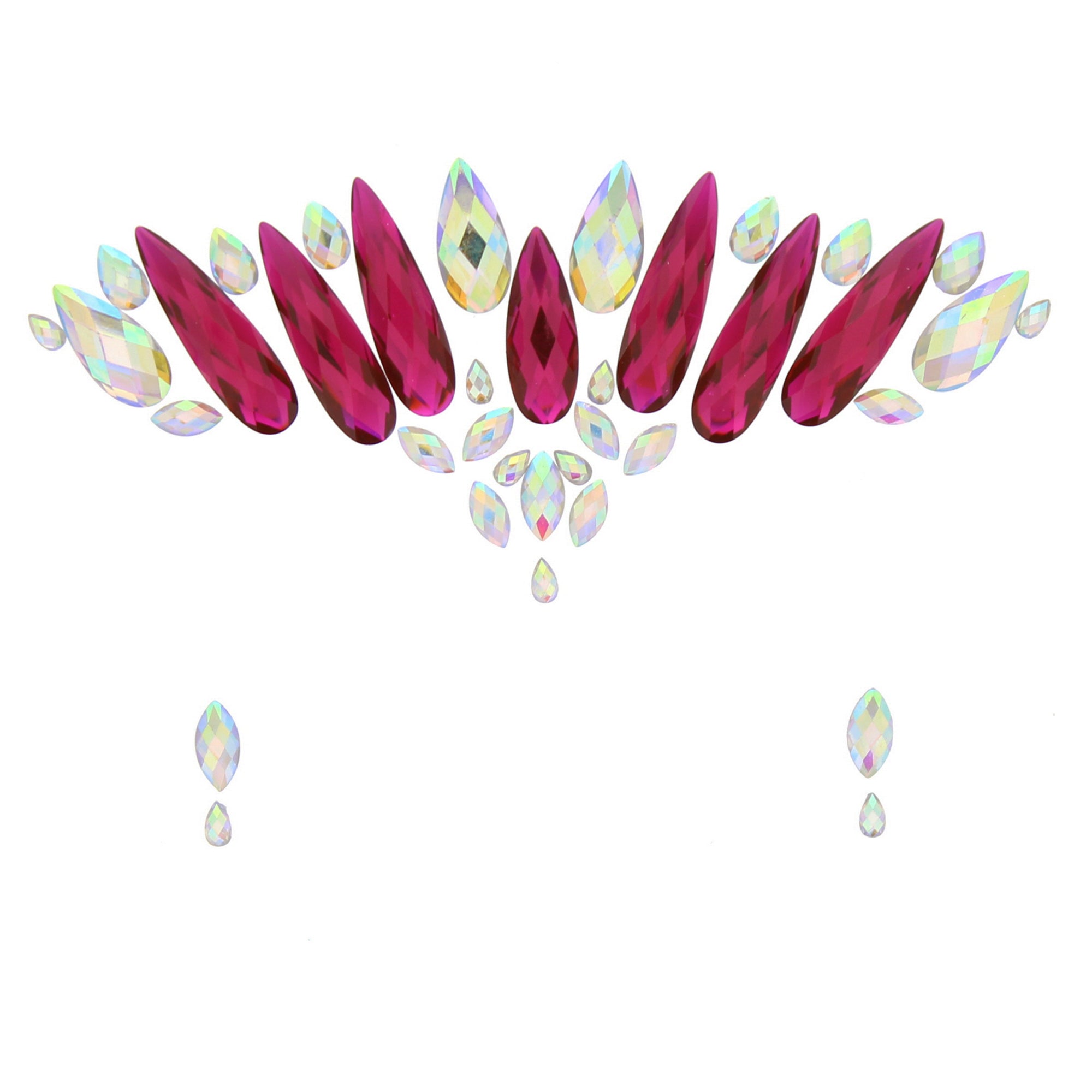 Crystal Stone Face Gems / Jewels - Style F