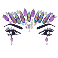 Crystal Stone Face Gems / Jewels - Style F