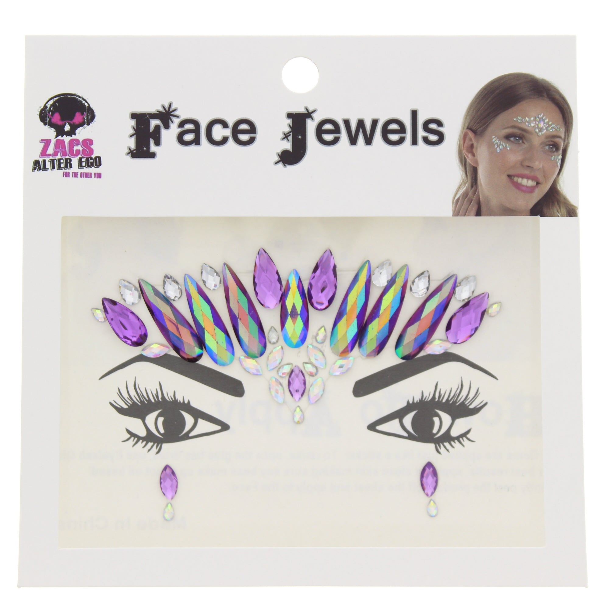 Crystal Stone Face Gems / Jewels - Style F