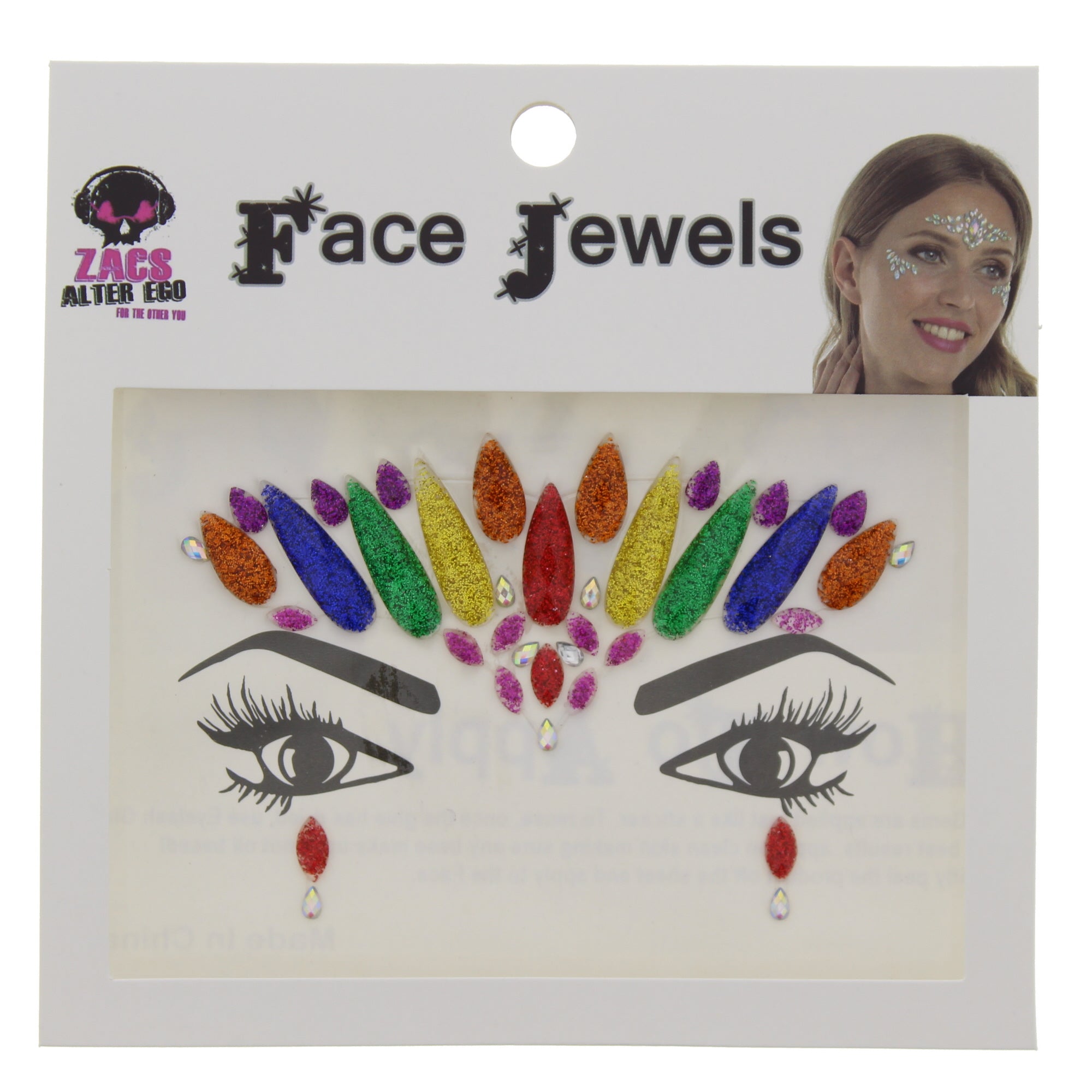 Crystal Stone Face Gems / Jewels - Style F