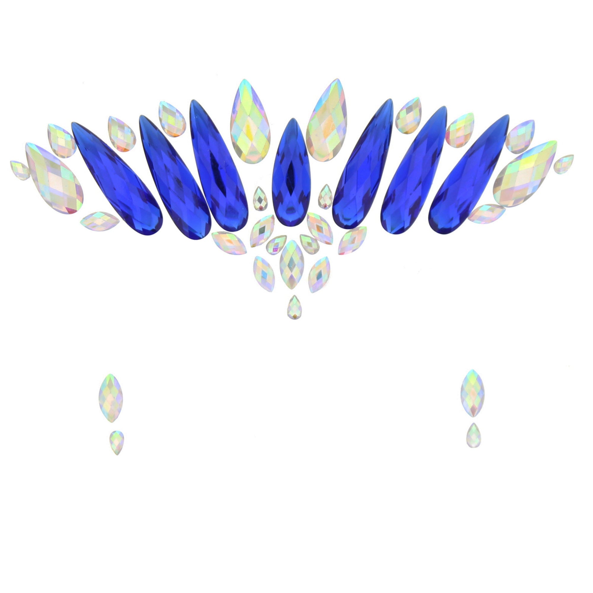 Crystal Stone Face Gems / Jewels - Style F