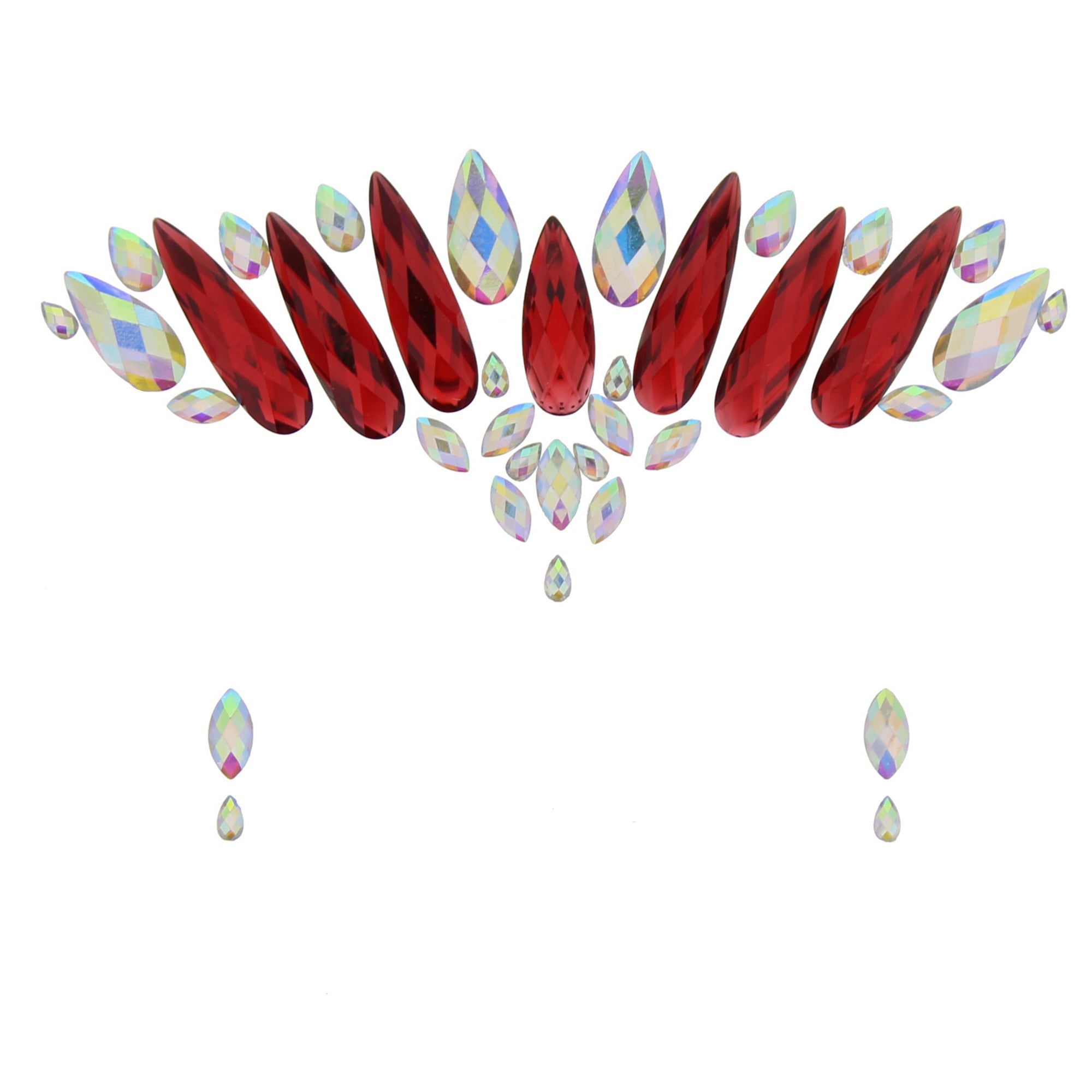 Crystal Stone Face Gems / Jewels - Style F