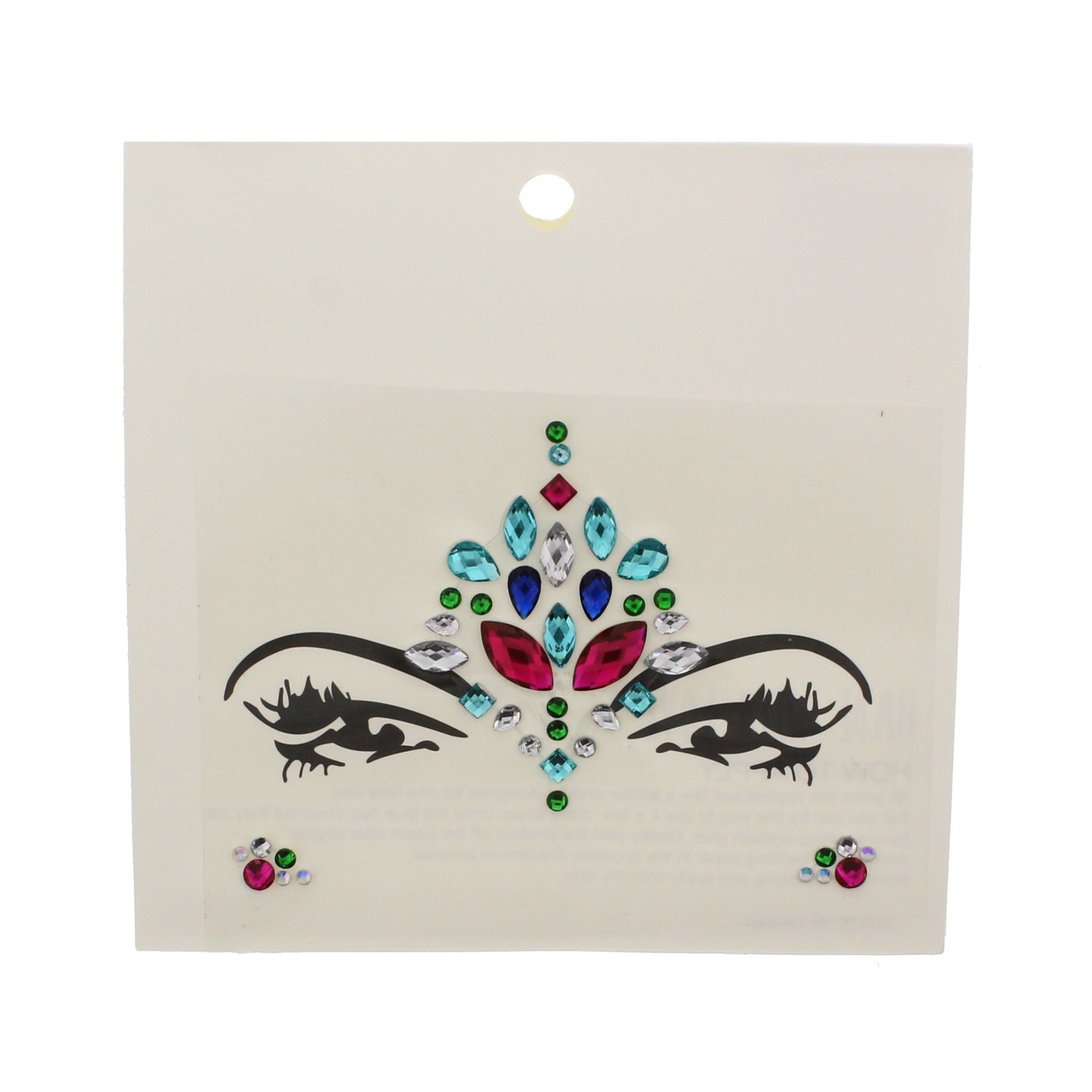 Crystal Stone Face Gems / Jewels - Style G