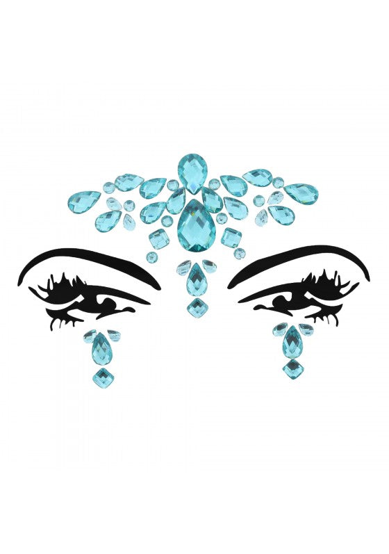Crystal Stone Face Gems / Jewels - Style H