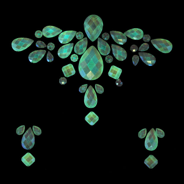 Crystal Stone Face Gems / Jewels - Style H