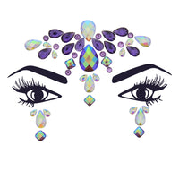 Crystal Stone Face Gems / Jewels - Style H
