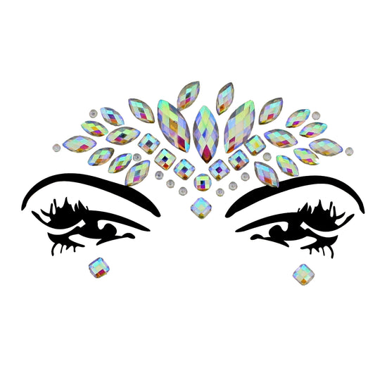 Crystal Stone Face Gems / Jewels - Style I
