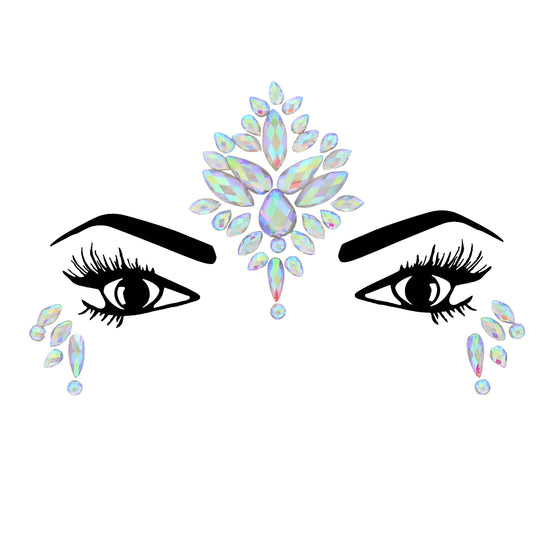 Crystal Stone Face Gems / Jewels - Style J
