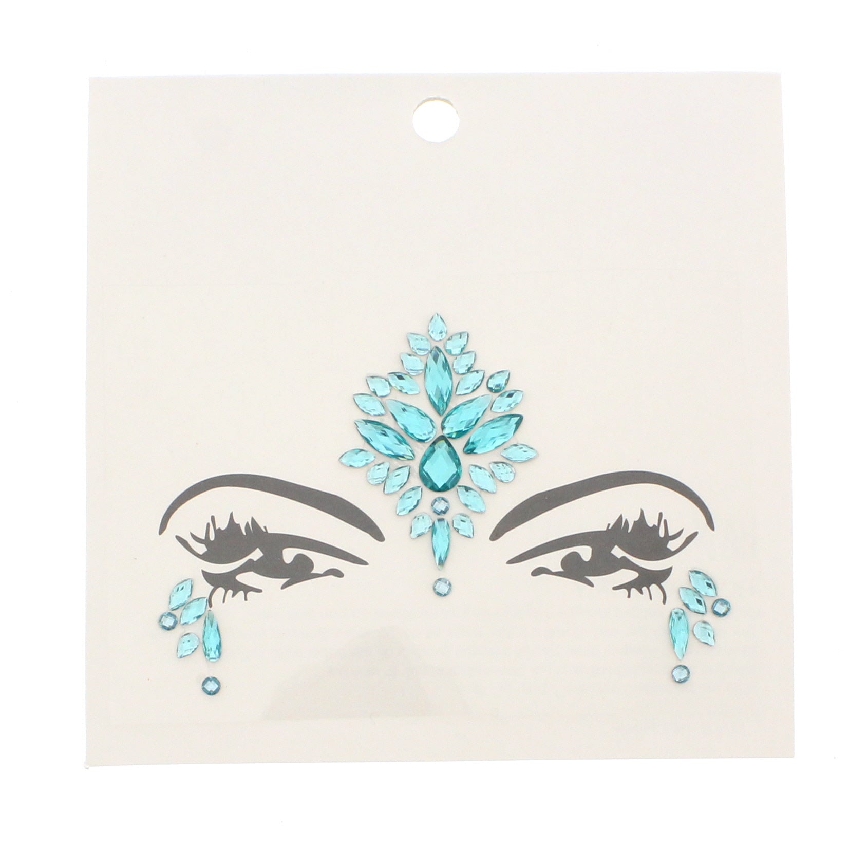 Crystal Stone Face Gems / Jewels - Style J
