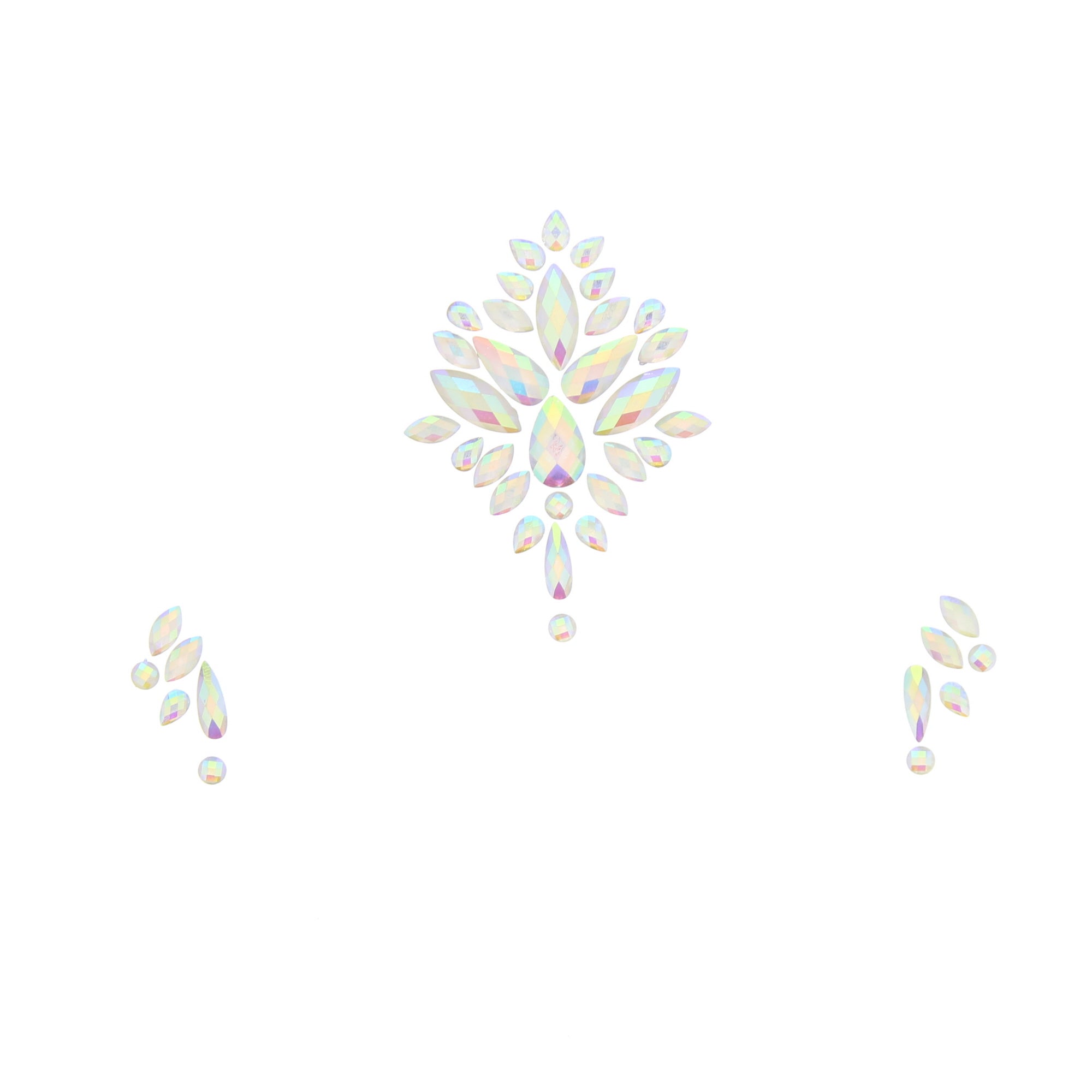 Glow in the Dark Crystal Stone Face Gems / Jewels