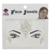 Glow in the Dark Crystal Stone Face Gems / Jewels
