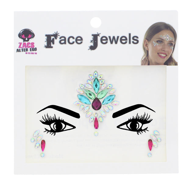 Crystal Stone Face Gems / Jewels - Style J
