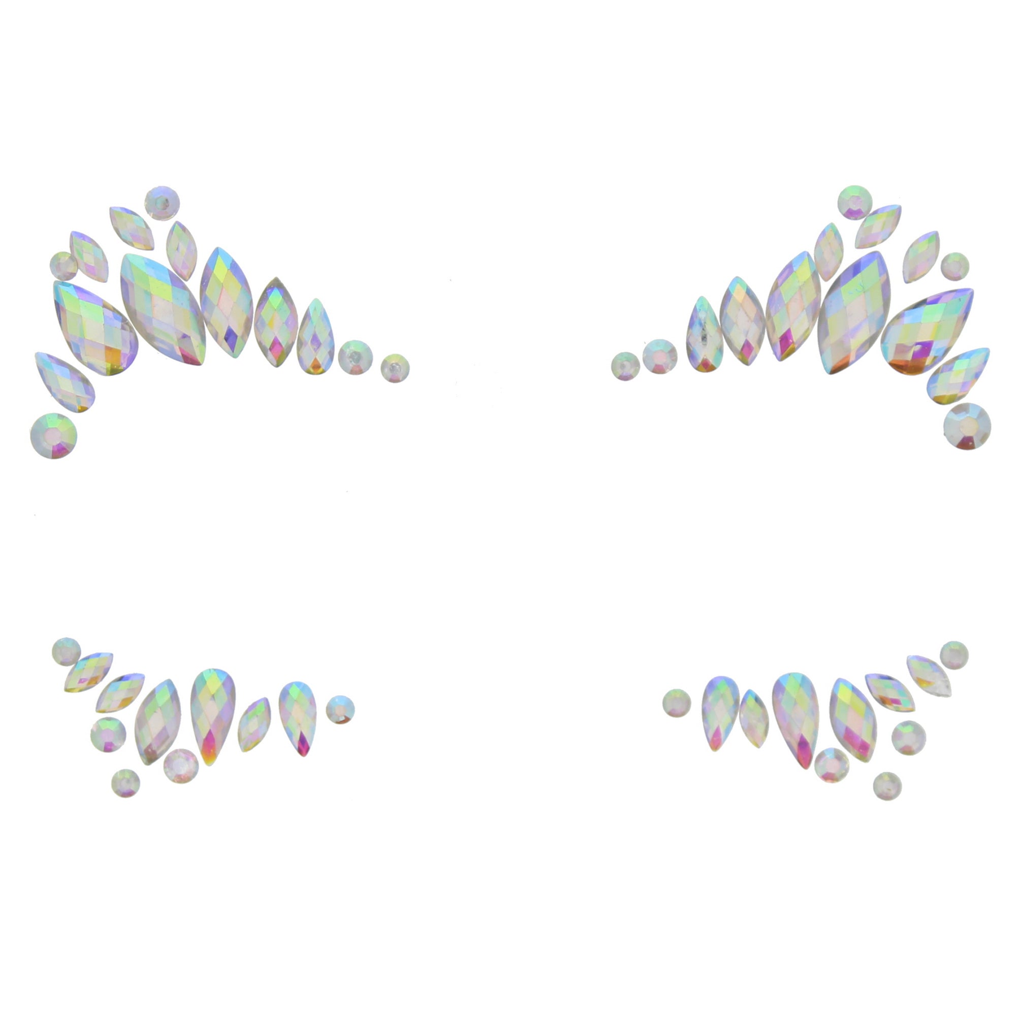 Crystal Stone Face Gems / Jewels - Style K