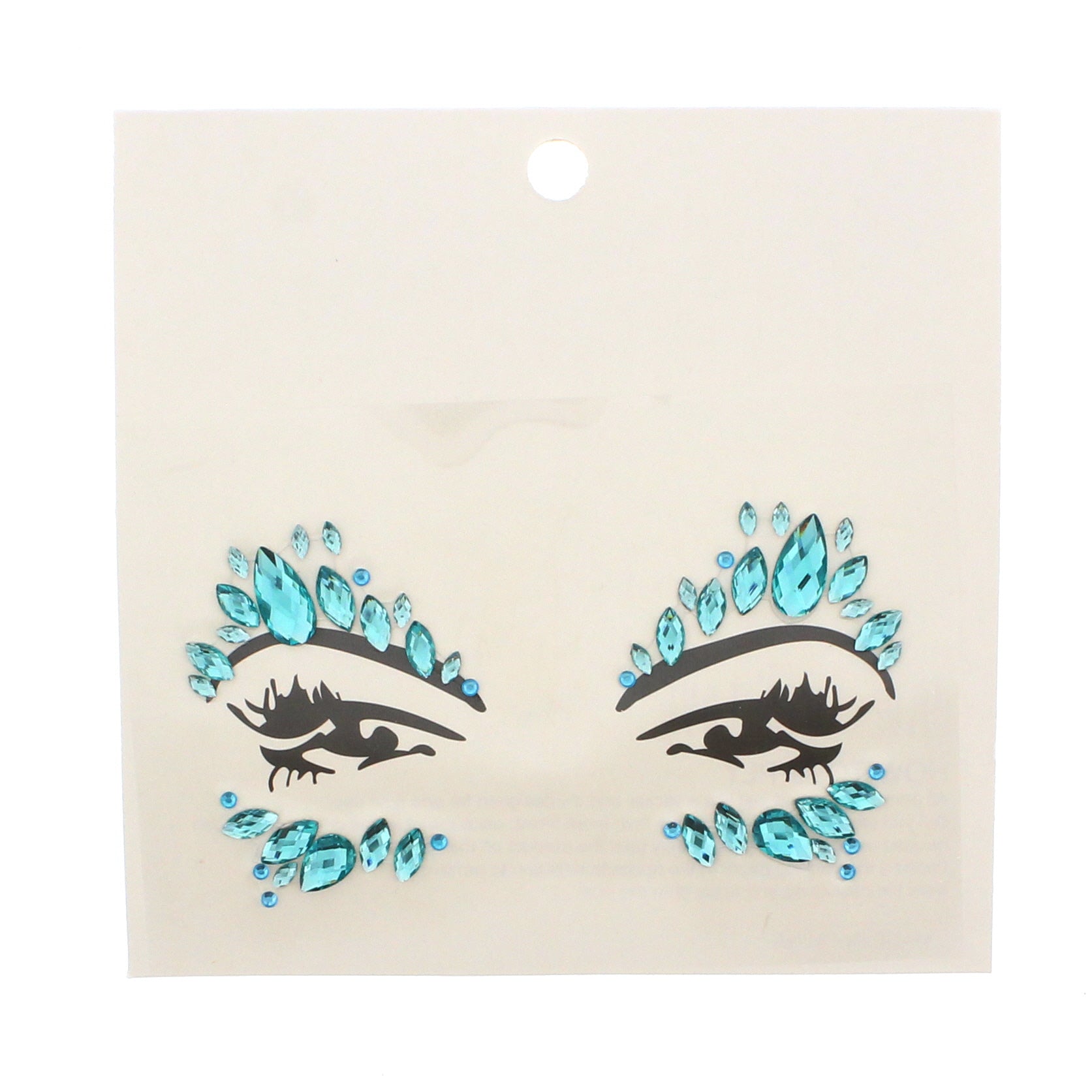 Crystal Stone Face Gems / Jewels - Style K