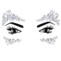 Crystal Stone Face Gems / Jewels - Style K